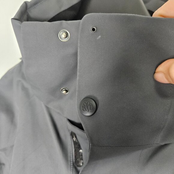 Brooks Brothers ProSport Men's Ski Jacket Sz S Grey Black - Picture 4 of 16